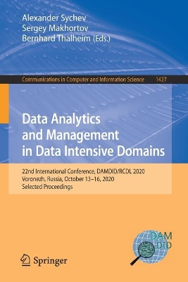 Data Analytics and Management in Data Intensive Domains