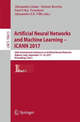 Artificial Neural Networks and Machine Learning – ICANN 2017