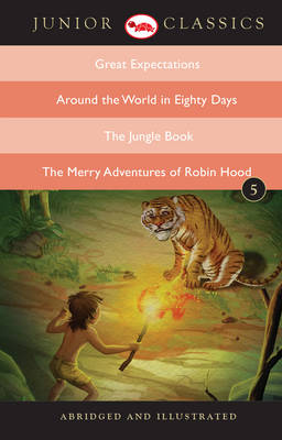 Junior Classic Book 5 (Great Expectations, Around the World in Eighty Days, The Jungle Book, The Merry Adventures of Robin Hood)