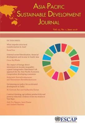 Asia-Pacific Sustainable Development Journal 2018, Issue No. 1