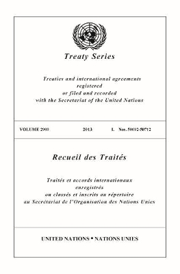 Treaty Series 2909 (English/French Edition)