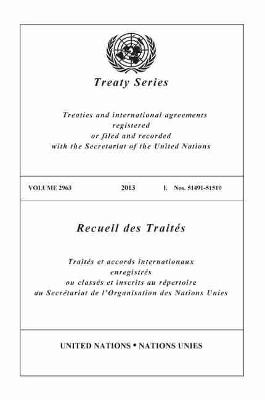 Treaty Series 2963 (English/French Edition)