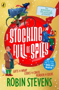 Book Cover for A Stocking Full of Spies by Robin Stevens