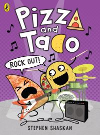 Book Cover for Pizza and Taco: Rock Out! by Stephen Shaskan