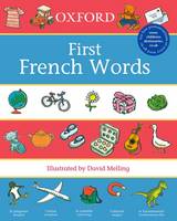 Book Cover for Oxford First French Words by David Melling