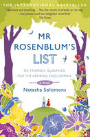 Book Cover for Mr Rosenblum's List: Or Friendly Guidance for the Aspiring Englishman by Natasha Solomons