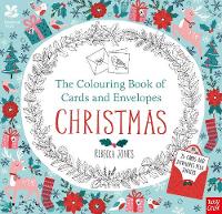 Book Cover for The National Trust: The Colouring Book of Cards and Envelopes - Christmas by Rebecca Jones
