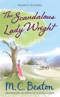 Book Cover for The Scandalous Lady Wright by M. C. Beaton