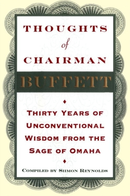 Book Cover for Thoughts of Chairman Buffett by Siimon Reynolds