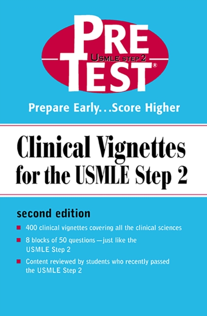 Book Cover for Clinical Vignettes for the USMLE Step 2: PreTest Self-Assessment & Review by McGraw Hill