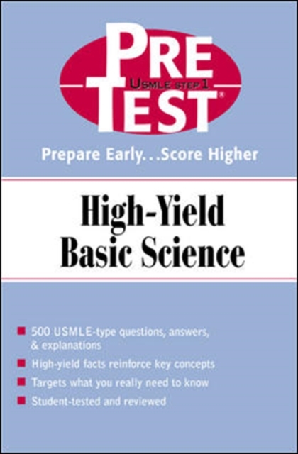 Book Cover for PreTest High-Yield Basic Science by McGraw Hill