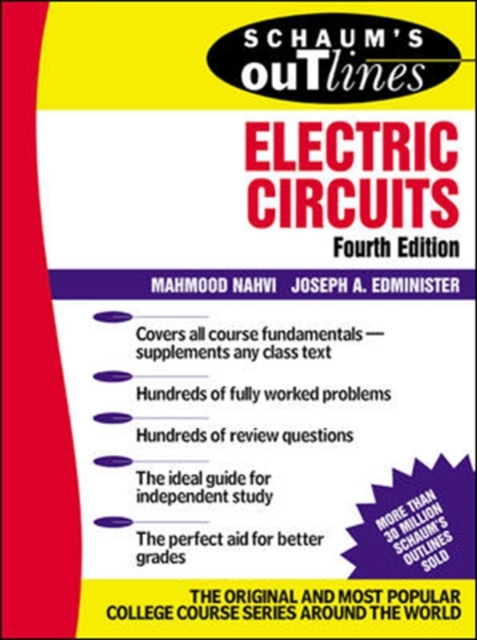 Book Cover for Schaum's Outline of Electric Circuts by Nahvi, Mahmood|Edminister, Joseph