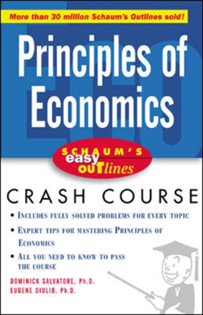 Book Cover for Schaum's Easy Outline of Principles of Economics by Dominick Salvatore, Eugene A. Diulio