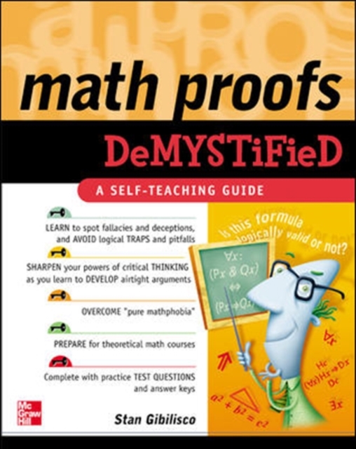 Book Cover for Math Proofs Demystified by Stan Gibilisco