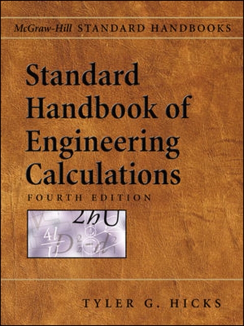 Book Cover for Standard Handbook of Engineering Calculations by Tyler G. Hicks