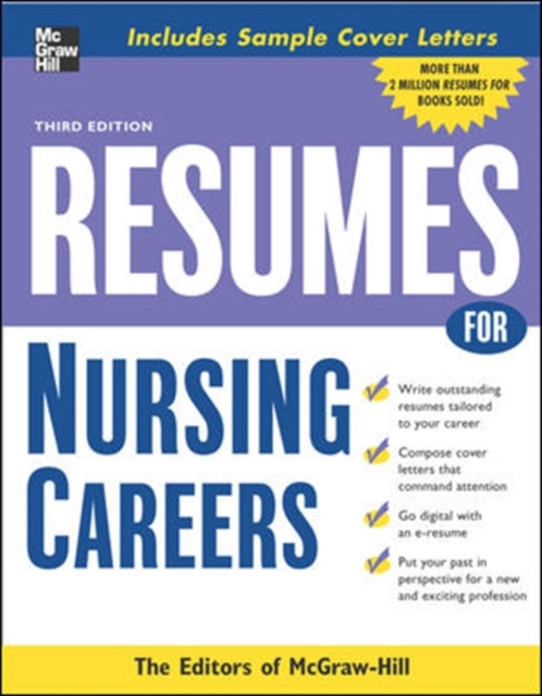 Book Cover for Resumes for Nursing Careers by McGraw Hill