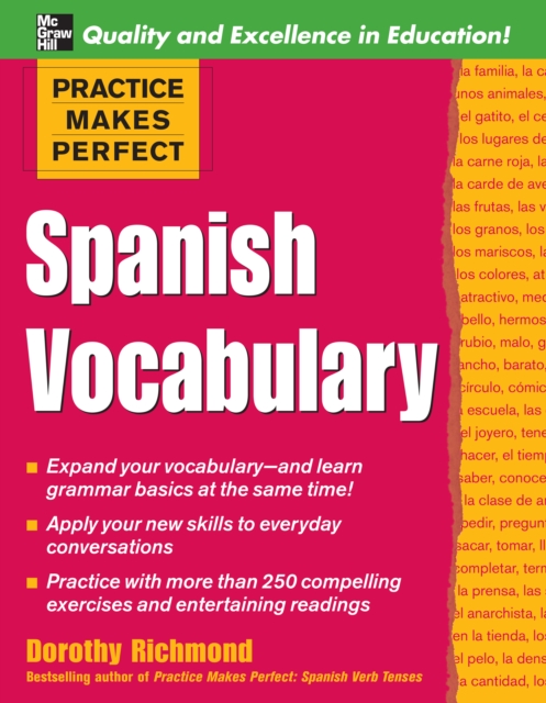 Book Cover for Practice Makes Perfect: Spanish Vocabulary by Dorothy Richmond