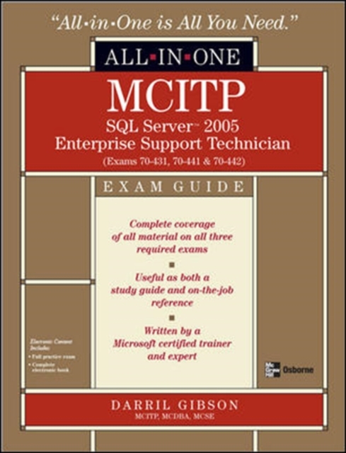 Book Cover for MCITP SQL Server 2005 Database Administration All-in-One Exam Guide (Exams 70-431, 70-443, & 70-444) by Gibson, Darril