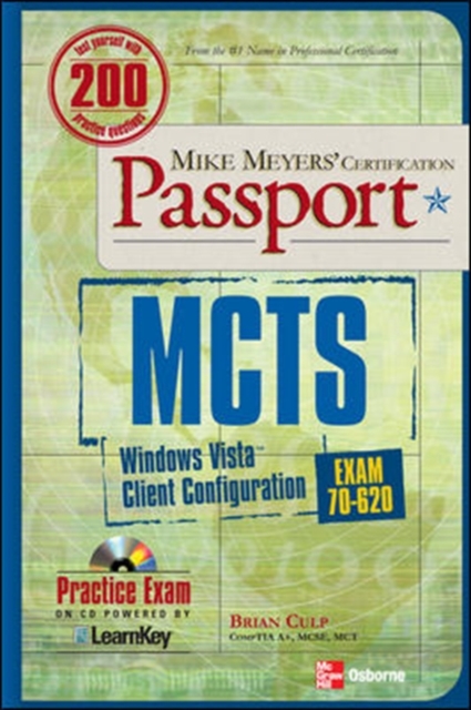 Book Cover for MCTS Windows Vista Client Configuration Passport (Exam 70-620) by Brian Culp