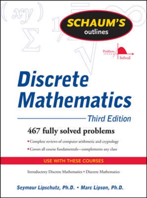 Book Cover for Schaum's Outline of Discrete Mathematics, Revised Third Edition by Seymour Lipschutz, Marc Lipson