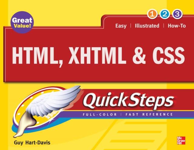 Book Cover for HTML, XHTML & CSS QuickSteps by Guy Hart-Davis