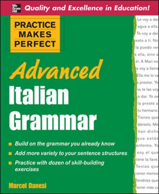 Book Cover for Practice Makes Perfect Advanced Italian Grammar by Danesi, Marcel