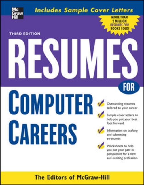 Book Cover for Resumes for Computer Careers by McGraw Hill