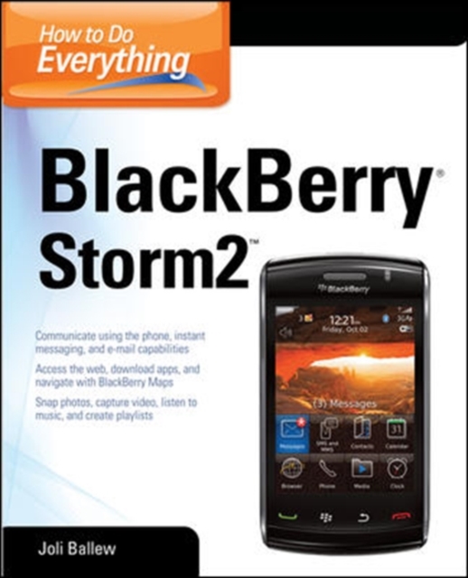 Book Cover for How to Do Everything BlackBerry Storm2 by Joli Ballew