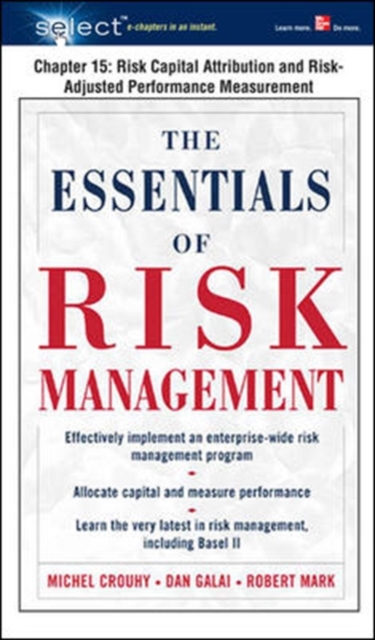 Book Cover for Essentials of Risk Management, Chapter 15 by Michel Crouhy, Dan Galai, Robert Mark