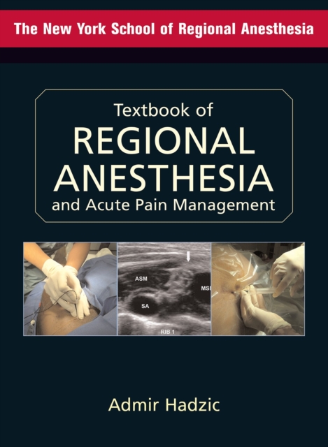 Book Cover for Textbook of Regional Anesthesia and Acute Pain Management by Admir Hadzic