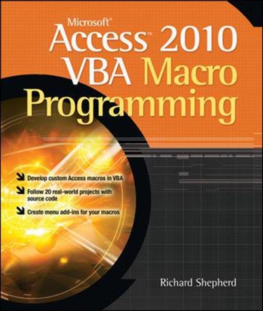 Book Cover for Microsoft Access 2010 VBA Macro Programming by Richard Shepherd