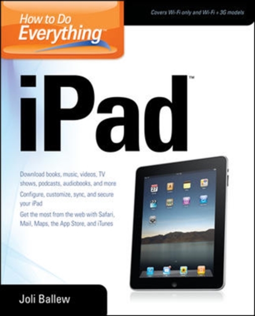 Book Cover for How to Do Everything iPad by Joli Ballew