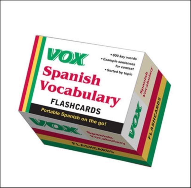 Book Cover for VOX Spanish Vocabulary Flashcards by Vox