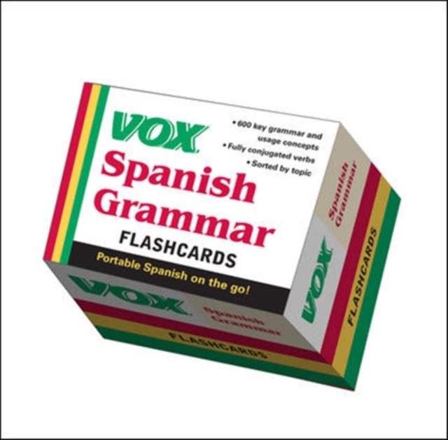 Book Cover for VOX Spanish Grammar Flashcards by Vox