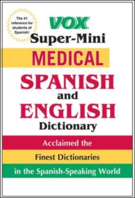 Book Cover for Vox Super-Mini Medical Spanish and English Dictionary by Vox