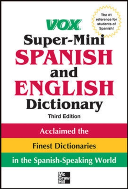 Book Cover for Vox Super-Mini Spanish and English Dictionary, 3rd Edition by Vox