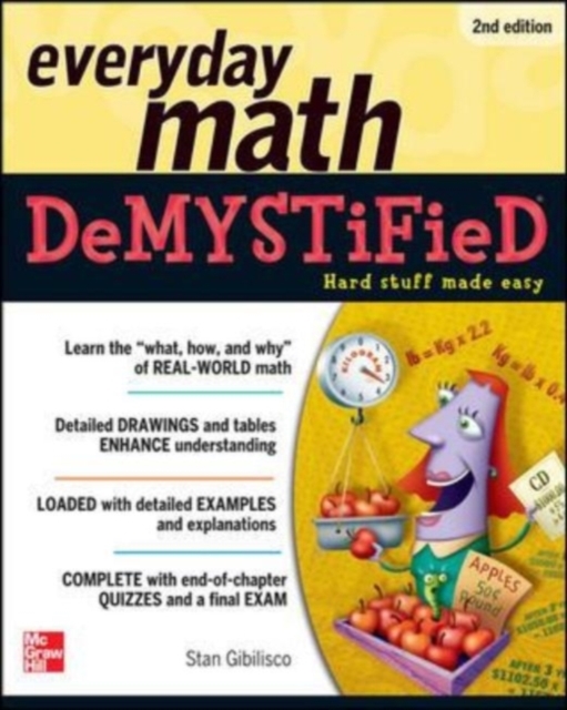 Book Cover for Everyday Math Demystified, 2nd Edition by Stan Gibilisco