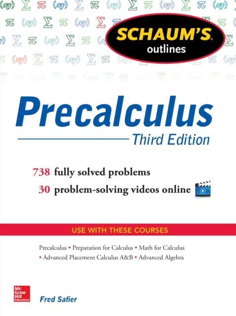 Book Cover for Schaum's Outline of Precalculus, 3rd Edition by Safier, Fred