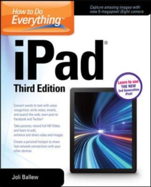 Book Cover for How to Do Everything: iPad, 3rd Edition by Joli Ballew