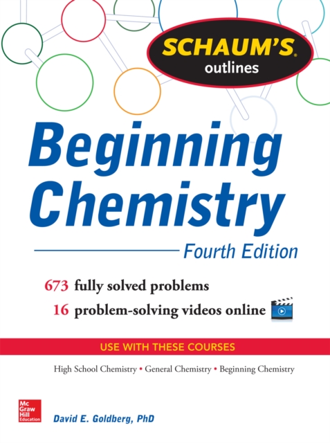 Book Cover for Schaum's Outline of Beginning Chemistry by David Goldberg