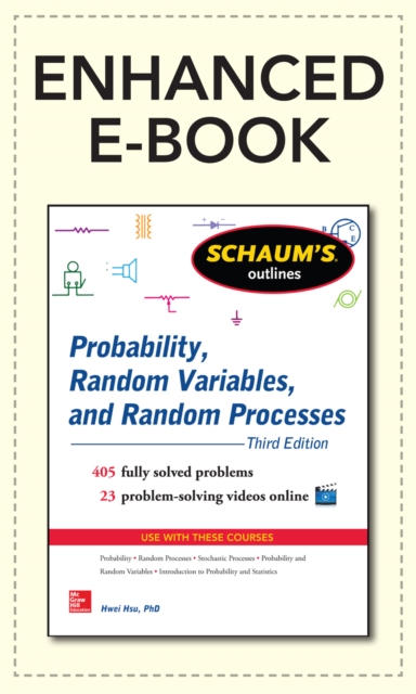 Book Cover for Schaum's Outline of Probability, Random Variables, and Random Processes, 3/E (Enhanced Ebook) by Hsu, Hwei P.