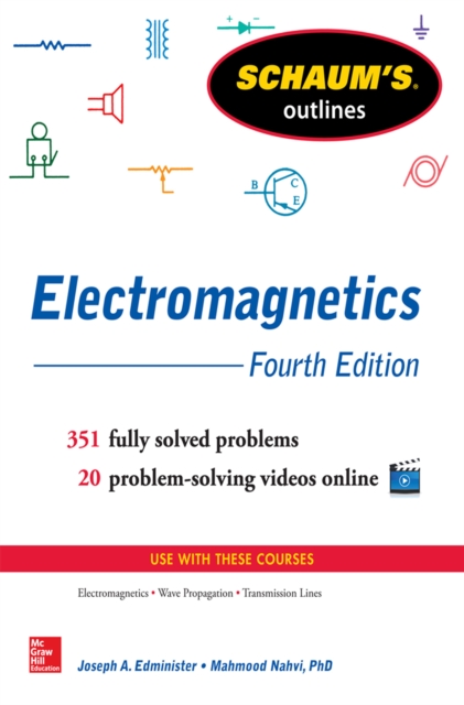 Book Cover for Schaum's Outline of Electromagnetics, 4th Edition by Joseph Edminister