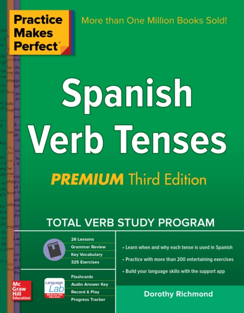 Book Cover for Practice Makes Perfect Spanish Verb Tenses, Premium 3rd Edition by Dorothy Richmond