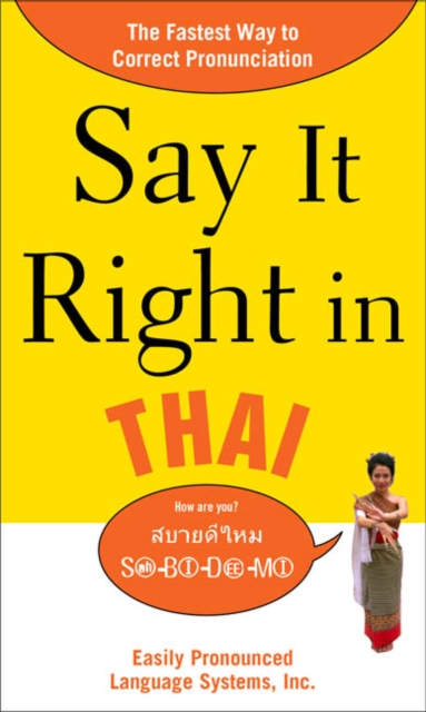 Book Cover for Say It Right in Thai by EPLS