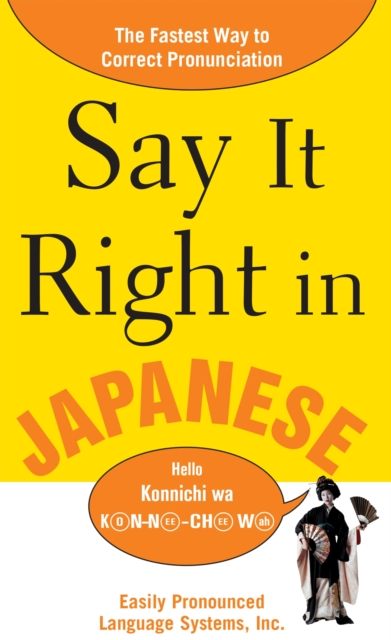 Book Cover for Say It Right in Japanese by EPLS