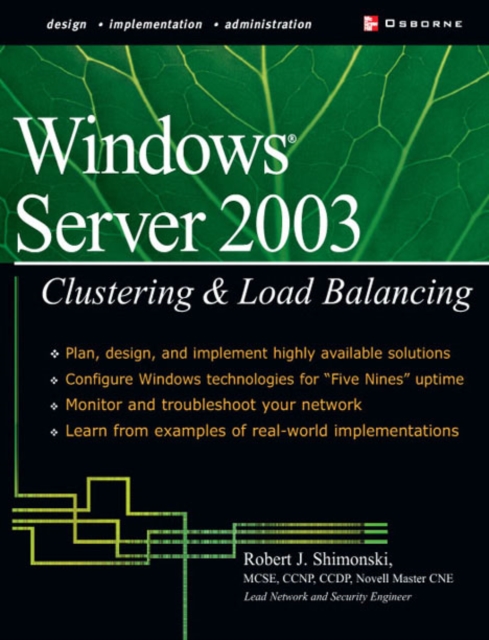 Book Cover for Windows Server 2003 Clustering & Load Balancing by Robert Shimonski