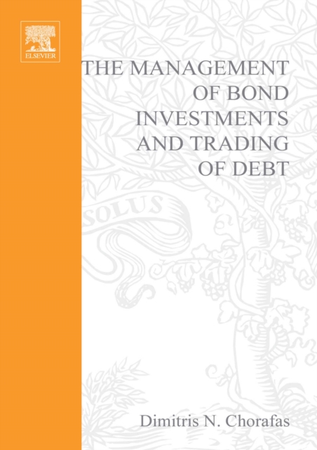 Book Cover for Management of Bond Investments and Trading of Debt by Dimitris N. Chorafas