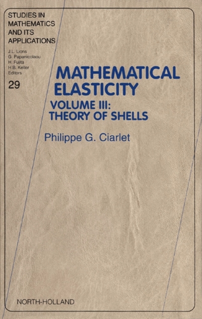 Book Cover for Theory of Shells by Philippe G. Ciarlet