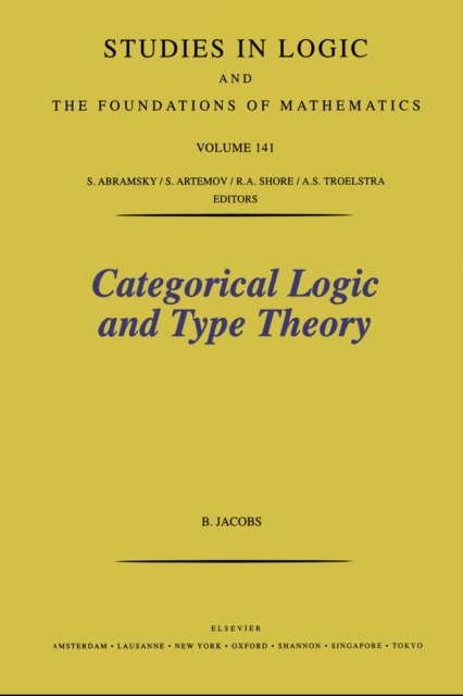 Book Cover for Categorical Logic and Type Theory by B. Jacobs