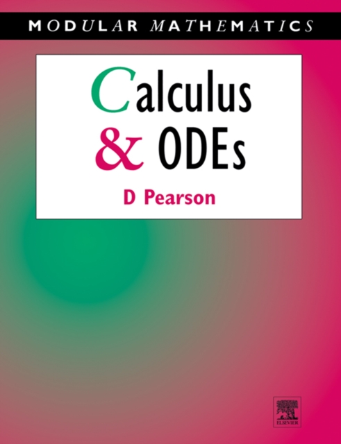 Book Cover for Calculus and Ordinary Differential Equations by David Pearson